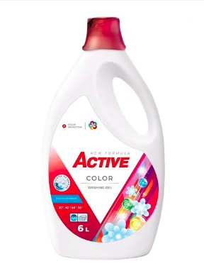 Active гель д/прання 6л Color з ароматом свіжості